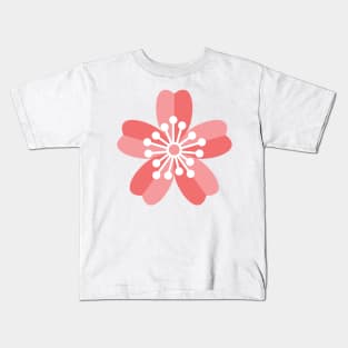 Cute Colorful Hibiscus Kids T-Shirt